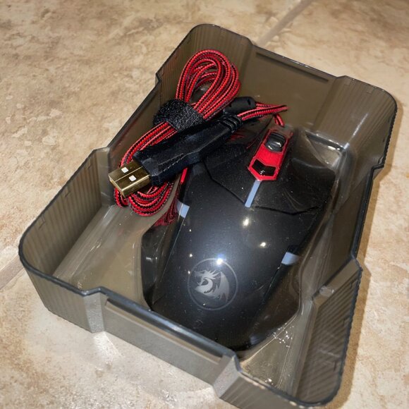 NWT Redragon M601 Centrophorus 3200 DPI Gaming Mouse - Wired LED - Picture 8 of 11